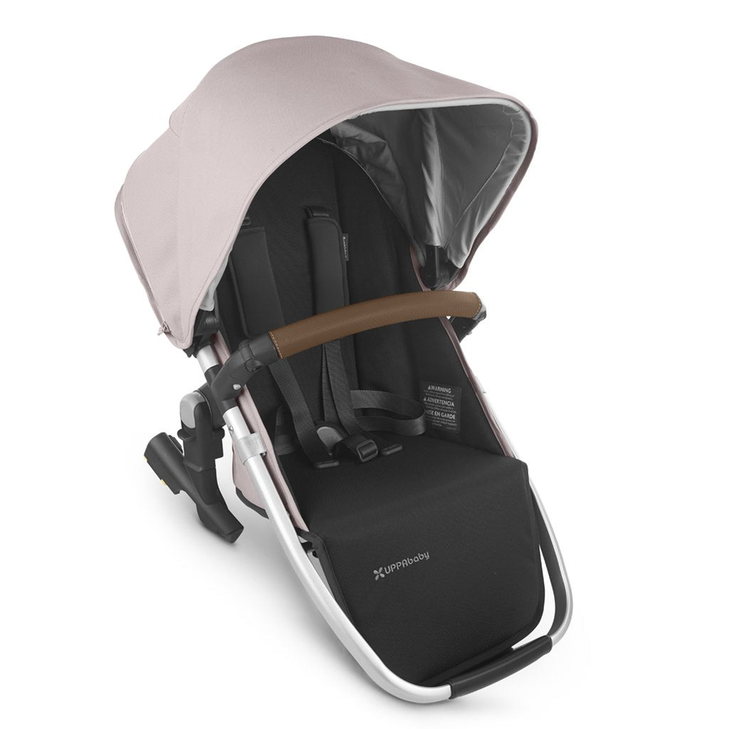 Outlet UPPAbaby Alice VISTA V2 RumbleSeat Stroller Accessory dusty pink silver frame saddle leather