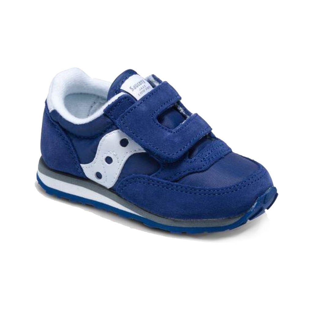 Saucony Baby Cobalt Blue Jazz HL Shoes Velcro Closure dark blue