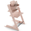 Stokke Wooden Adjustable Ergonomic Tripp Trapp High Chair light serene pink 