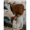 lifestyle_2, The Simple Folk Old Fashioned Bonnet Organic Linen Infant Baby Hat