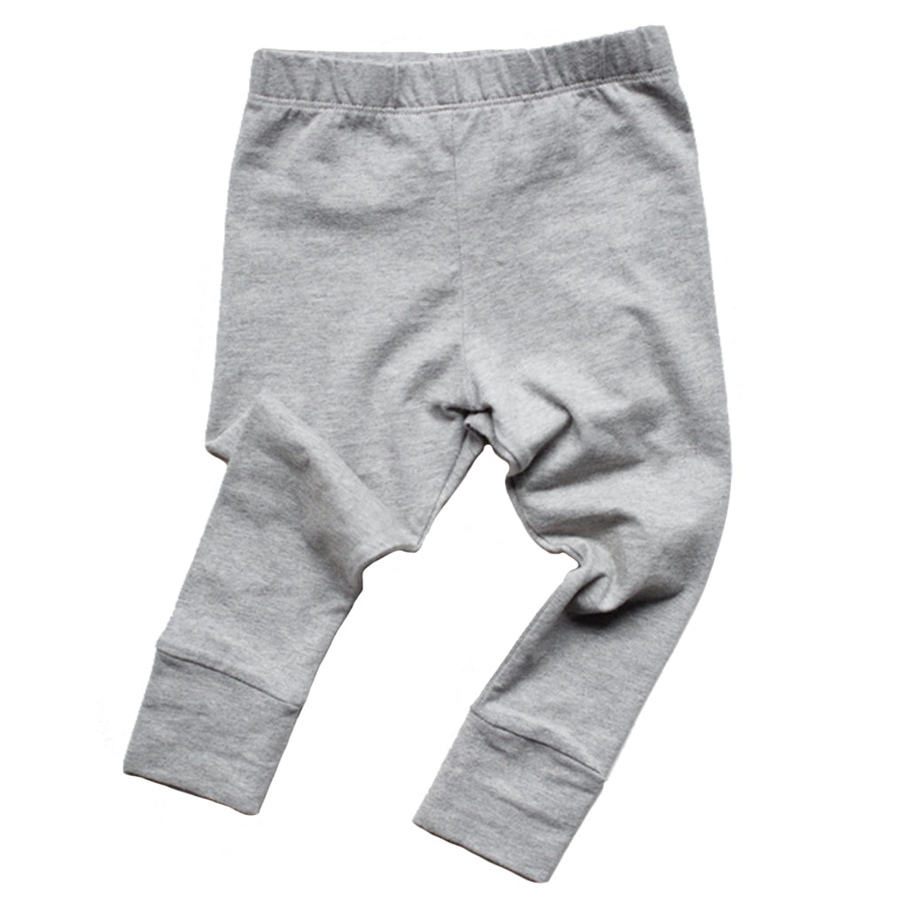 The Simple Folk Grey Melange Everyday Leggings Infant Baby Bottoms