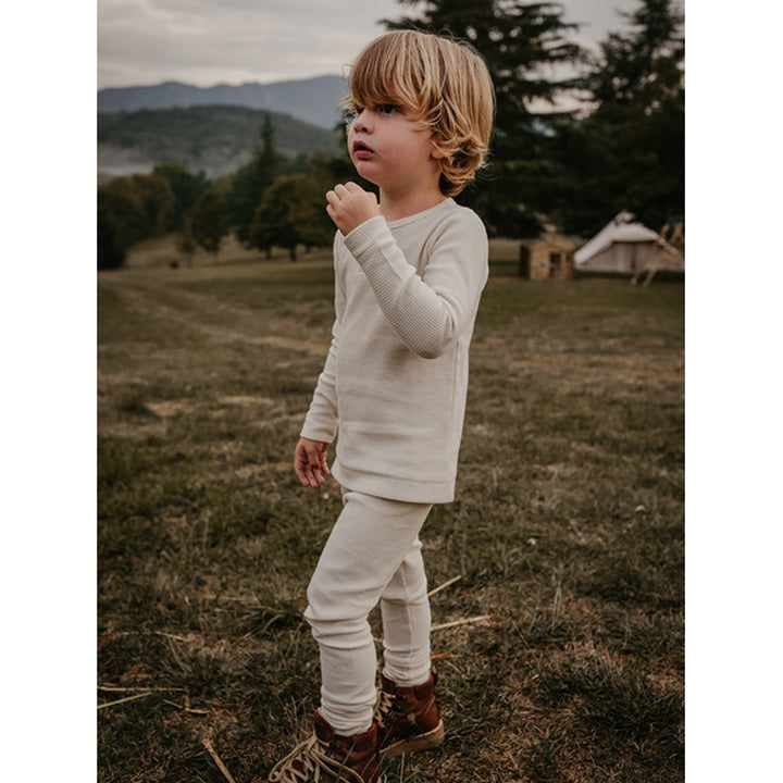 lifestyle_2, The Simple Folk Olive Waffle Leggings Organic Infant Baby Bottoms