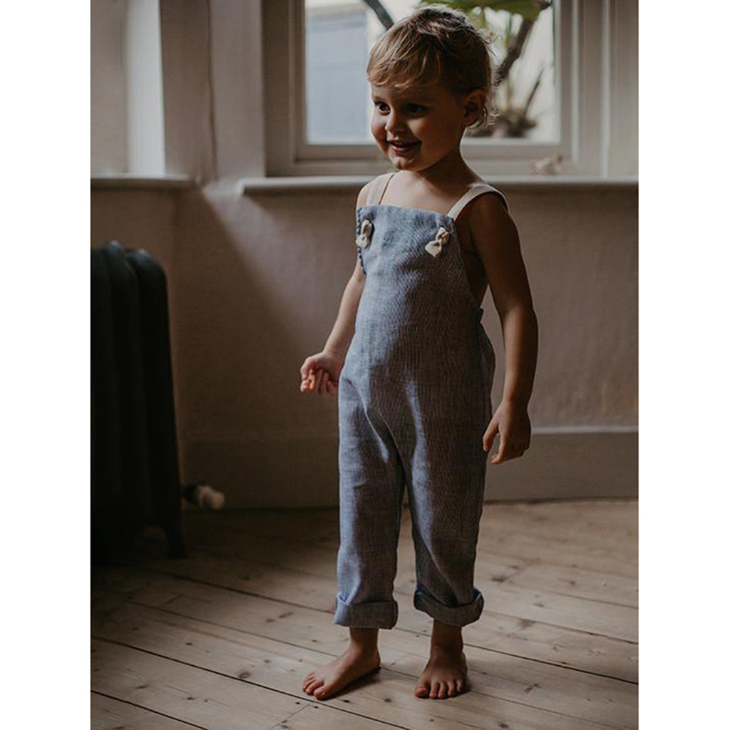 lifestyle_3, The Simple Folk Oatmeal Linen Coverall Infant Baby One-Piece