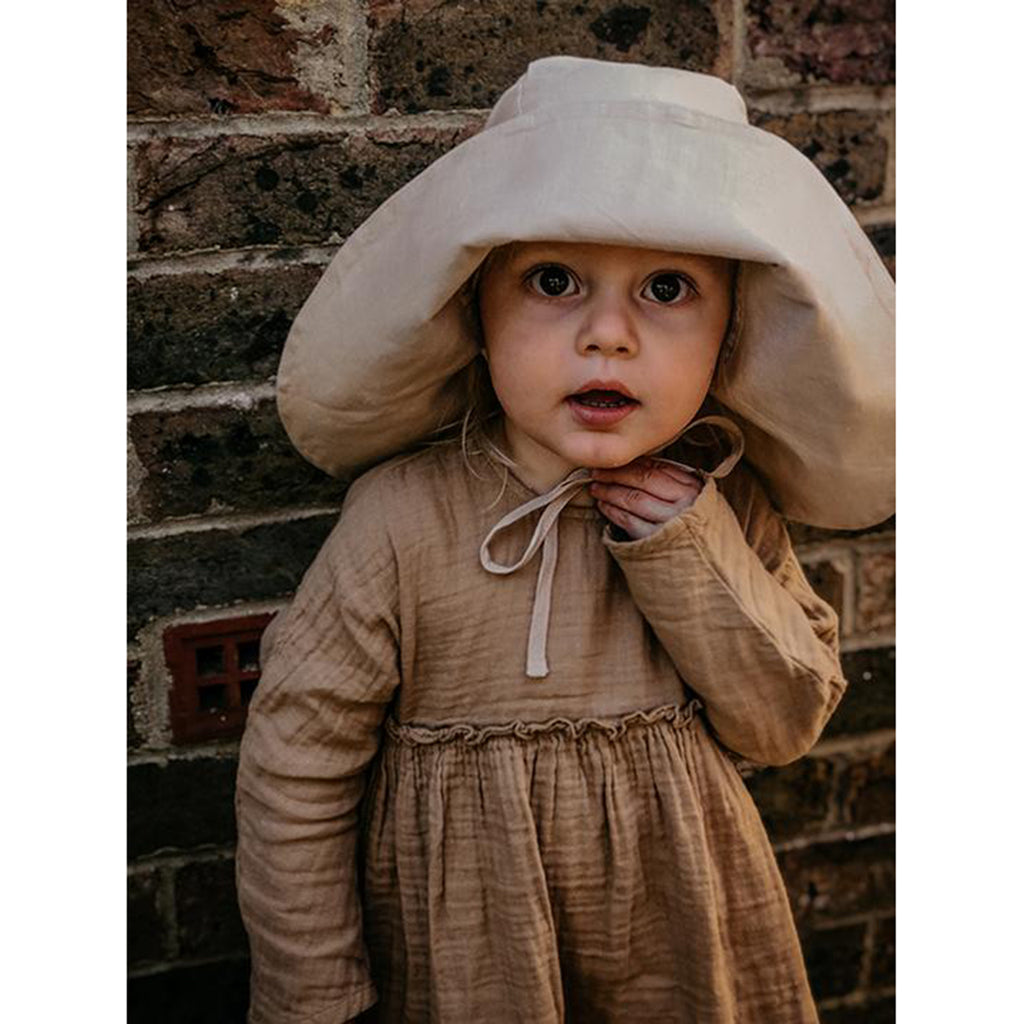 lifestyle_1, The Simple Folk Oatmeal Sun Hat Infant Baby Clothing Accessory