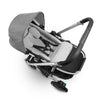 Top of Uppababy CRUZ V2 Stroller with Infant Snug Seat