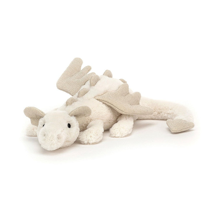 Little Jellycat snow dragon stuffies