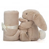 lifestyle_2, Jellycat Beige Bunny Bashful Soother Children's Stuffed Animal Toy