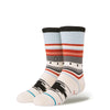 Stance Classic Toddler Boys Socks pattern castro natural grey red blue stripe 