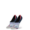 Stance Toddler Girls Invisible Socks pattern shady glasses blue 