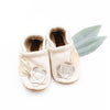 Starry Knight Design Baby Leather Shoes with Design platinum flowers light 