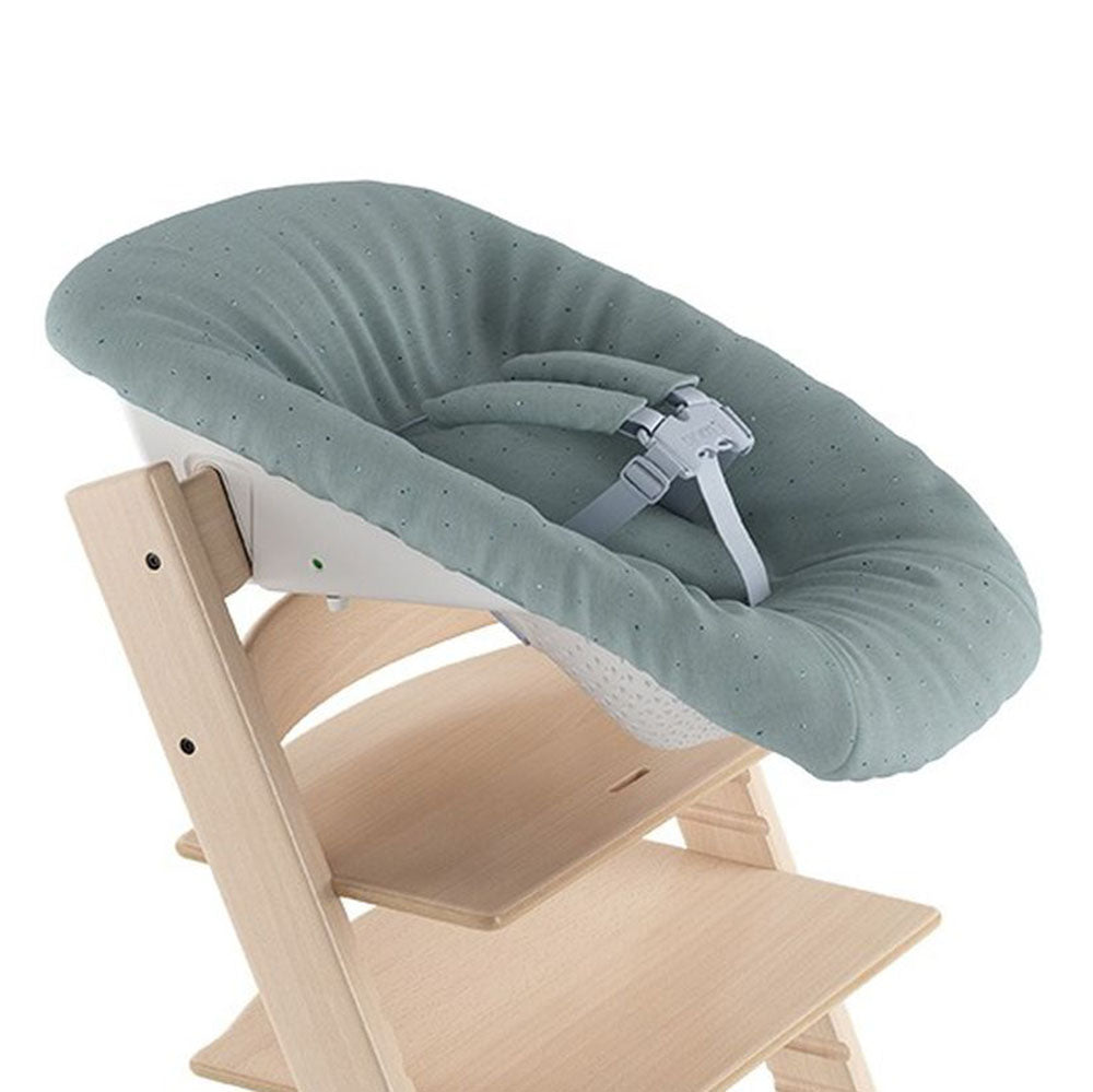 Stokke Tripp Trapp counter baby high chairs Textile Upholstery Kit jade confetti blue green