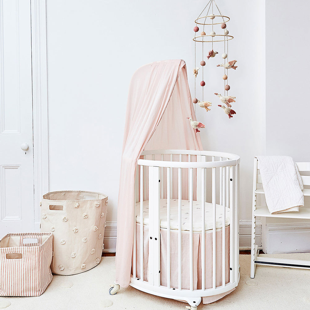 lifestyle_1, Stokke Sleepi Mini Crib Bed Skirt infant baby 