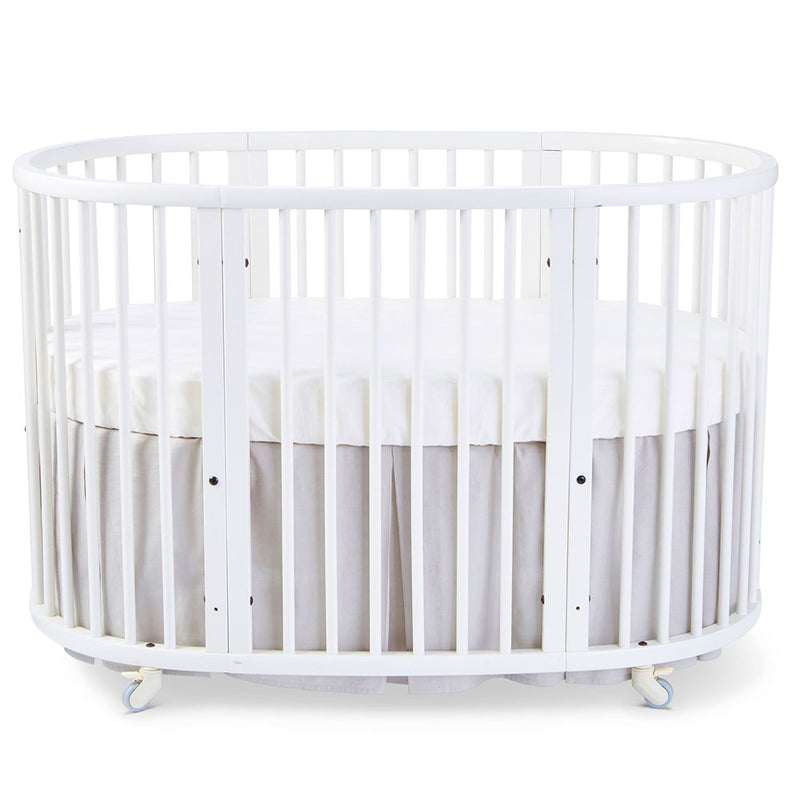 Stokke Sleepi Crib Bed Skirt infant baby light grey 