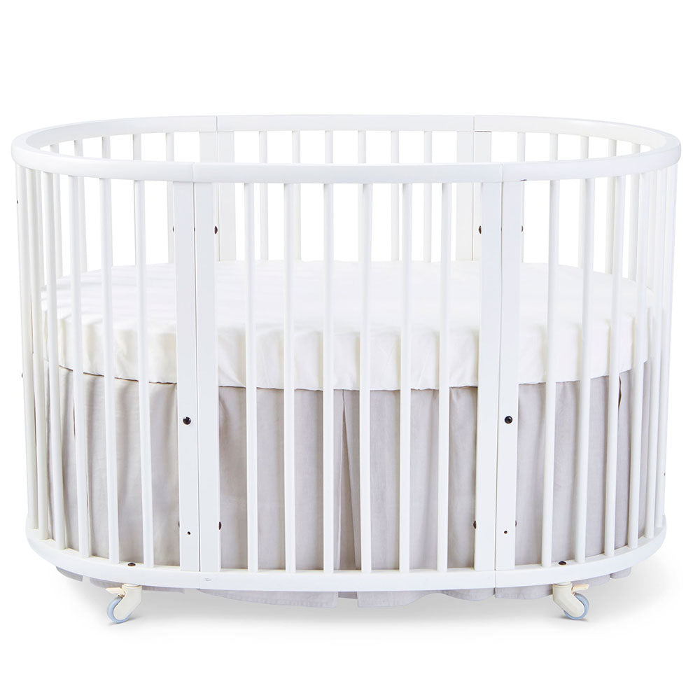 Stokke Sleepi Crib Bed Skirt infant baby light grey 