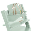 Stokke Adjustable Ergonomic Tripp Trapp Chair Baby Set with Harness soft mint green light 