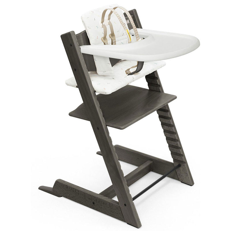 Stokke Tripp Trapp infant high chair in hazy grey