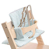 Stokke Tripp Trapp High Chair Cushion aqua stripe light blue 