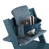 Stokke Tripp Trapp High Chair Cushion flower garden navy beige