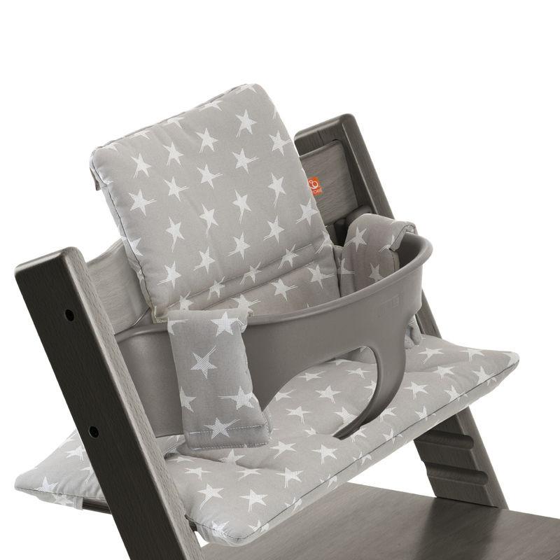 Stokke Tripp Trapp High Chair Cushion grey star white