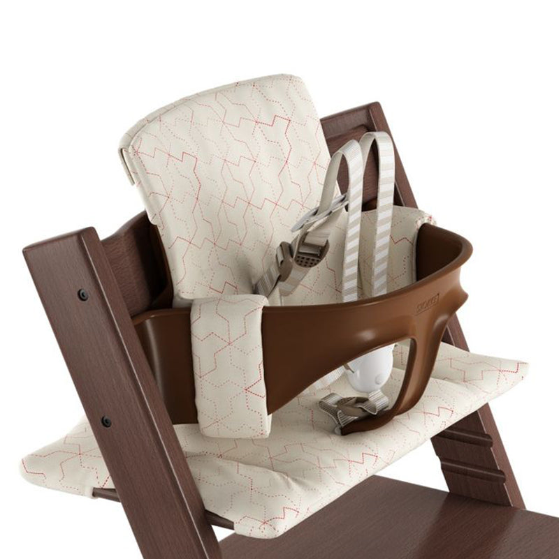 Stokke Tripp Trapp High Chair Cushion geometric red beige 