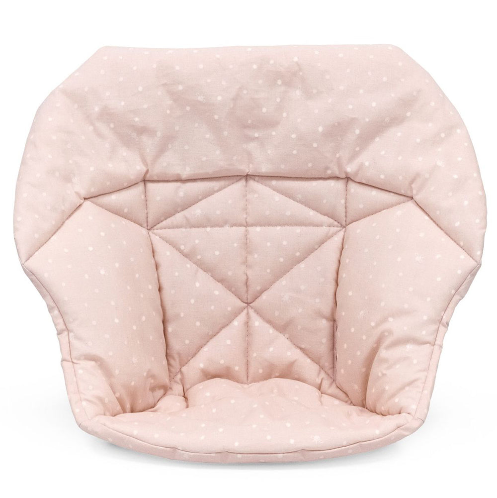 Stokke Mini Baby Cushion for Tripp Trapp High Chair pink bee light polkadot