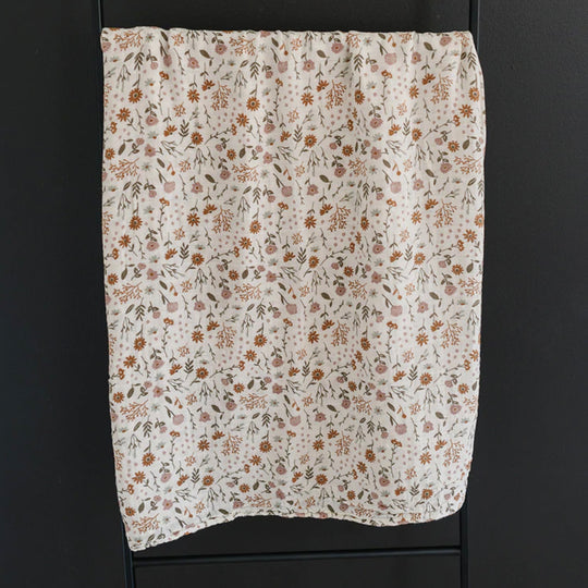 Mebie baby swaddle floral, how to swaddle a baby