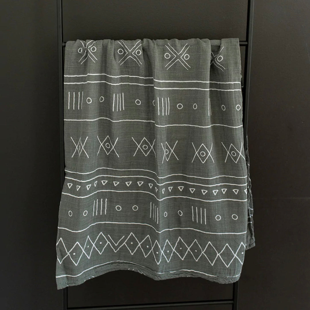 Mebie baby best swaddle for newborns, alpine muslin swaddle