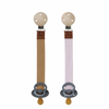 Fabelab Lilac & Caramel Pacifier clips