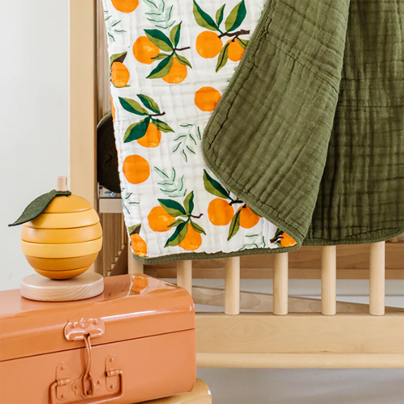 Clementine Kids kids blanket in Fresh Clementines