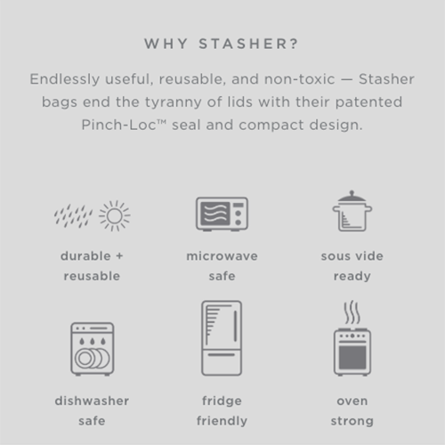 lifestyle_1, Stasher 100% Platinum Silicone Resealable Reusable Half-Gallon Bags