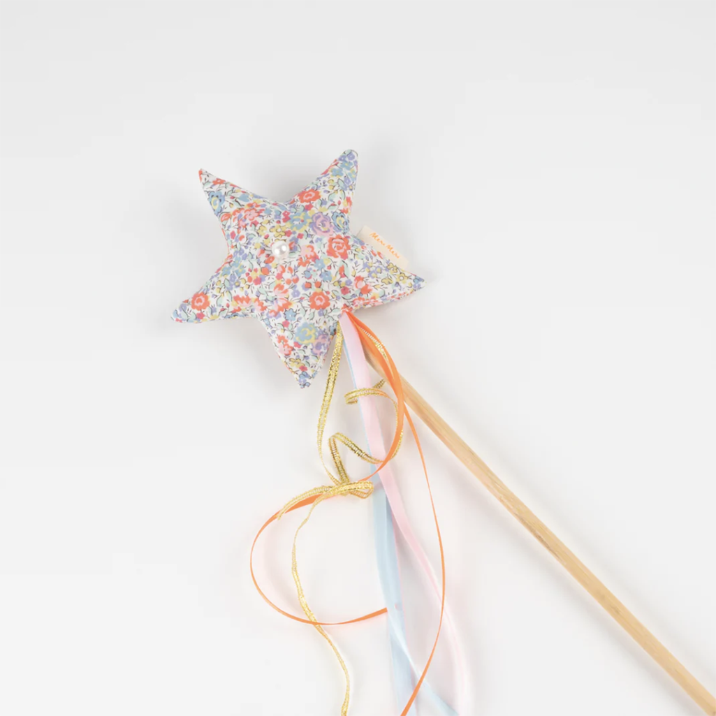 Meri Meri Floral Star Wand Children's Pretend Play Accessory