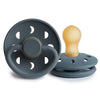 FRIGG Moon Phase Natural Rubber Baby Pacifier in Slate.