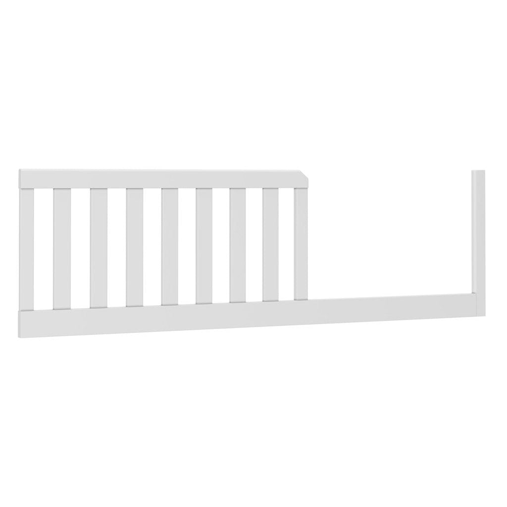 Soho Toddler Bed Conversion Rail in White (sold separately). White baby crib