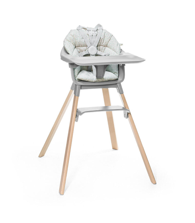 Stokke Clikk baby high chair accessories cushion in grey sprinkle