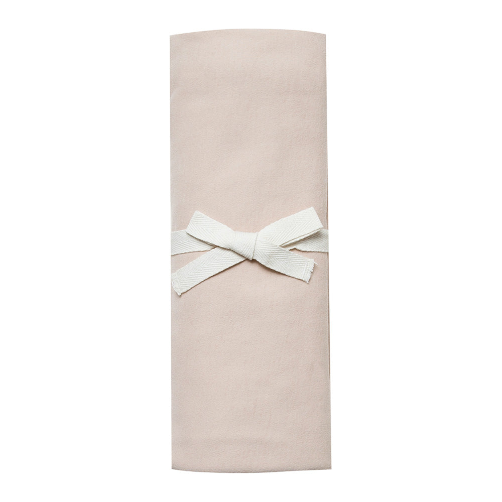 Quincy Mae baby Swaddle Blanket, rose light pink, how to swaddle a baby