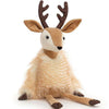 Jellycat Tawny Reindeer Large Stuffed Animal Toy Feathered body sparkly antlers