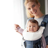 life_style1, Outlet BabyBjorn Teething Bib For Baby Carrier One & One Air Accessory all white, diamond texture throughout bib