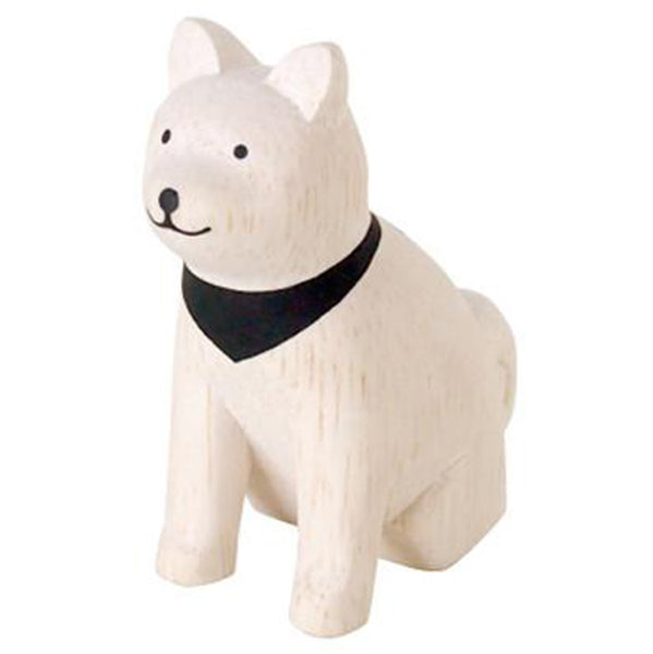 T-Lab Polepole Wooden Animals Hand-Crafted Toys akita dog