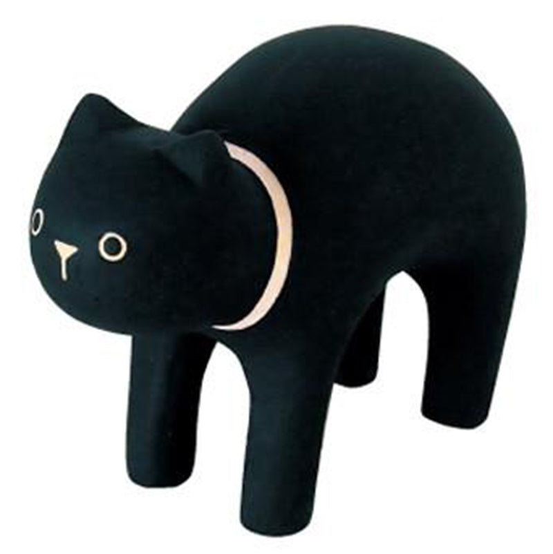 T-Lab Polepole Wooden Animals Hand-Crafted Toys black cat 
