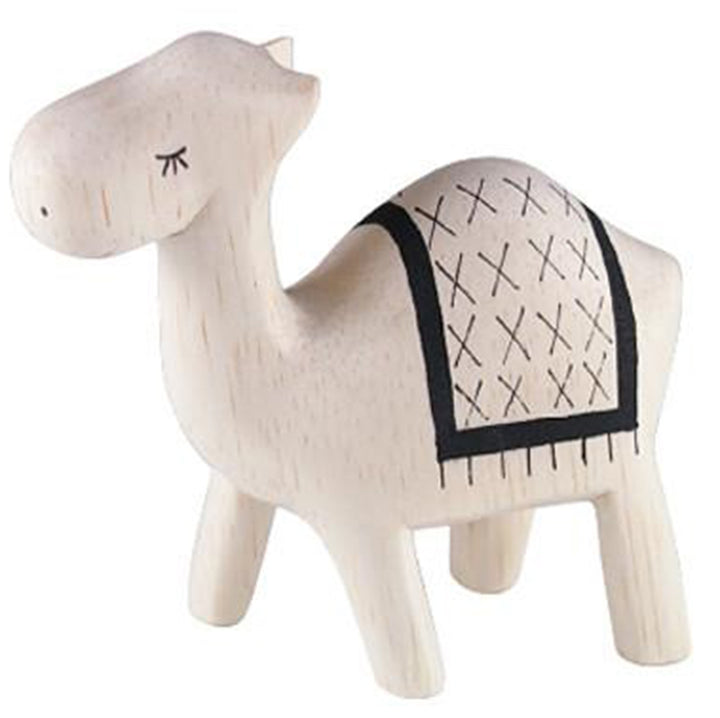 T-Lab Polepole Wooden Animals Hand-Crafted Toys camel 