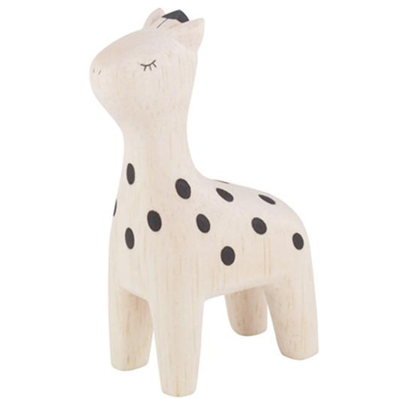 T-Lab Polepole Wooden Animals Hand-Crafted Toys giraffe