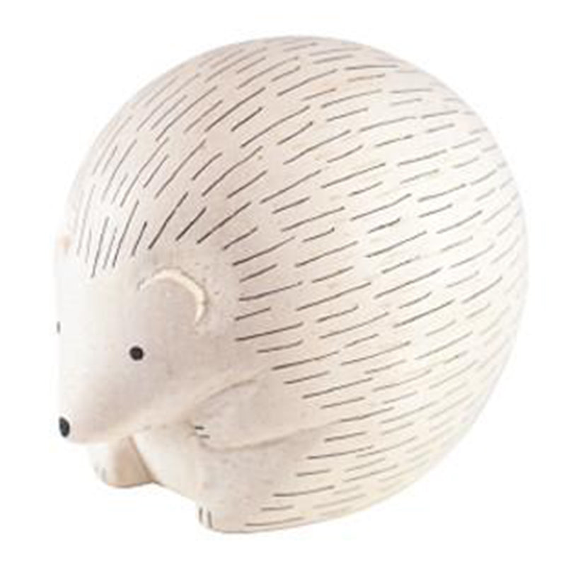 T-Lab Polepole Wooden Animals Hand-Crafted Toys hedgehog 