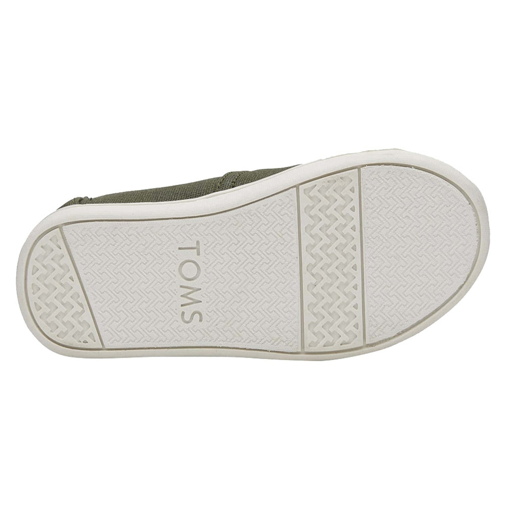 lifestyle_2, TOMS Pine Classic Canvas Tiny Kid's Shoes Clothing Accessory off-white soles