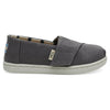 lifestyle_1, TOMS Shade Classic Canvas Tiny Kid's Shoes Clothing Accessory dark grey