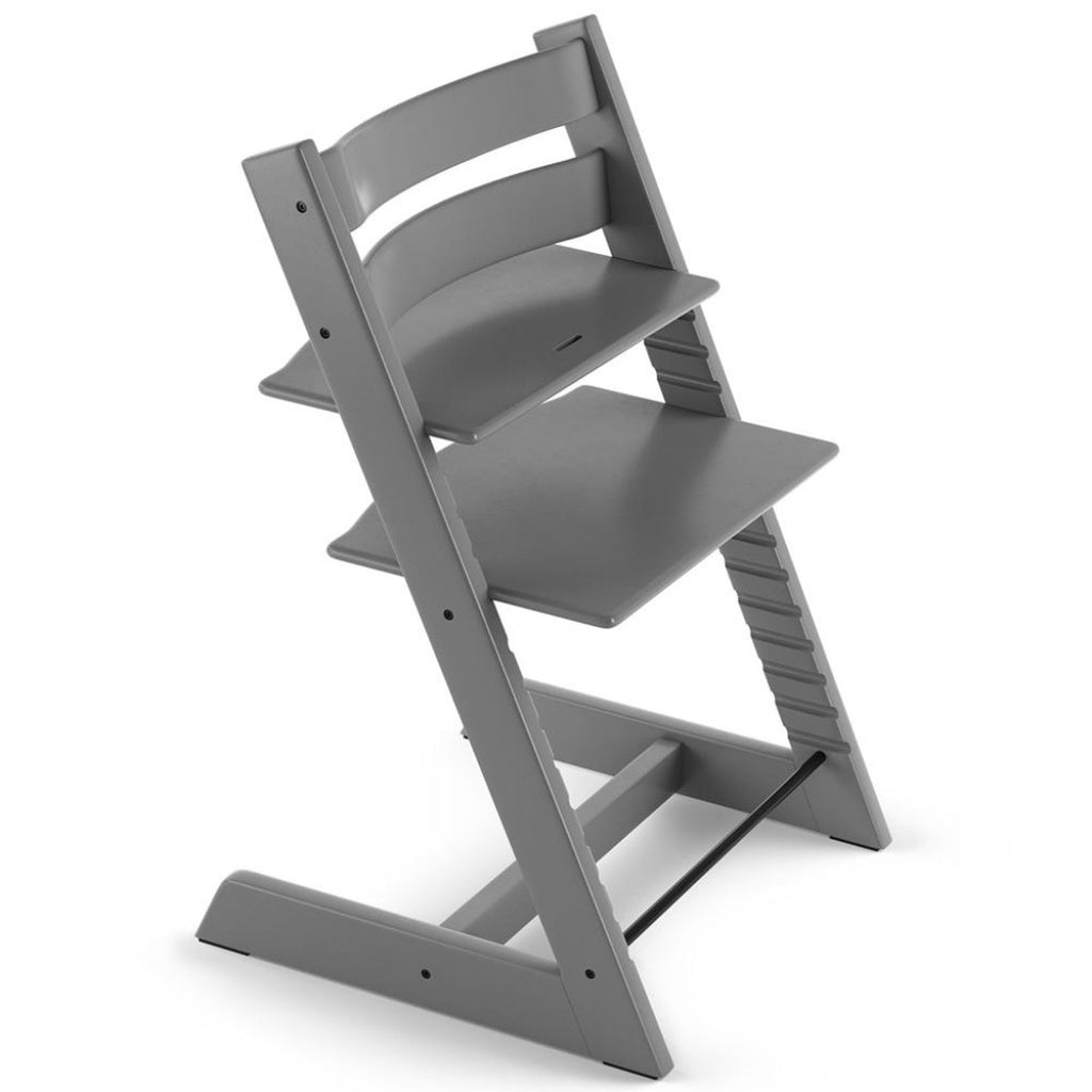 Stokke Beech Wood Adjustable Ergonomic Tripp Trapp Chair storm grey 