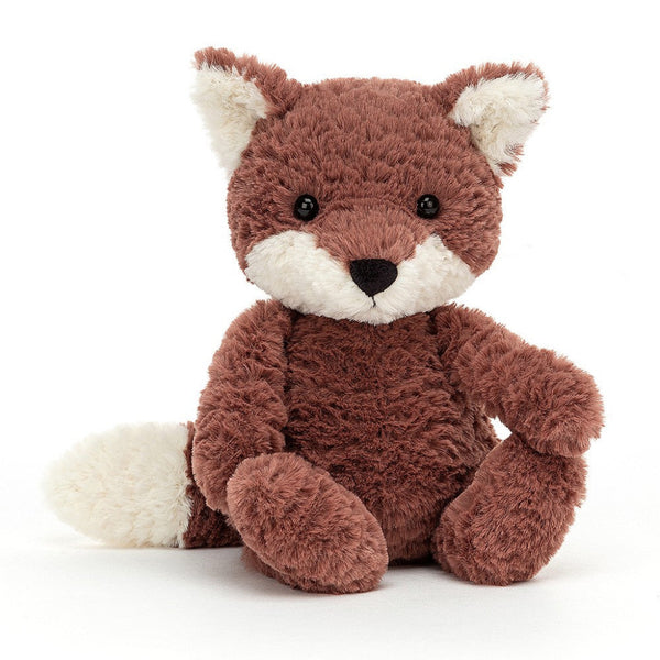 Jellycat Tumbletuft Fox Children's Stuffed Animal Plush Toy red and white