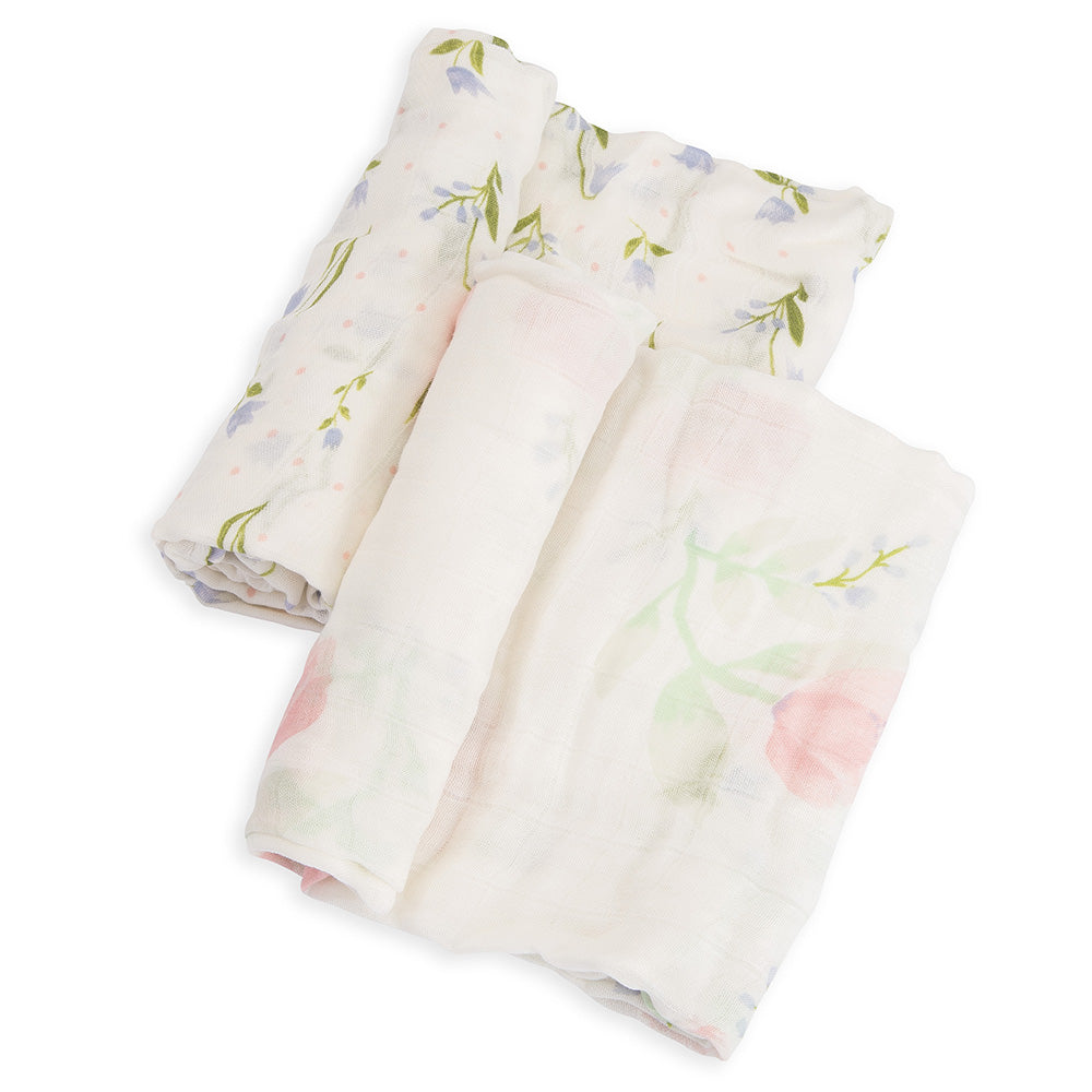 Little Unicorn floral Deluxe Muslin best Swaddle Set