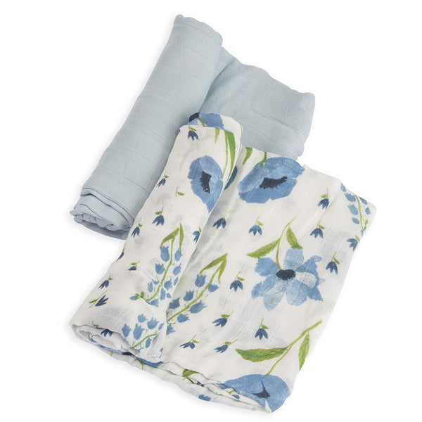 Lightweight Deluxe Muslin Baby Swaddles Set from Little Unicorn