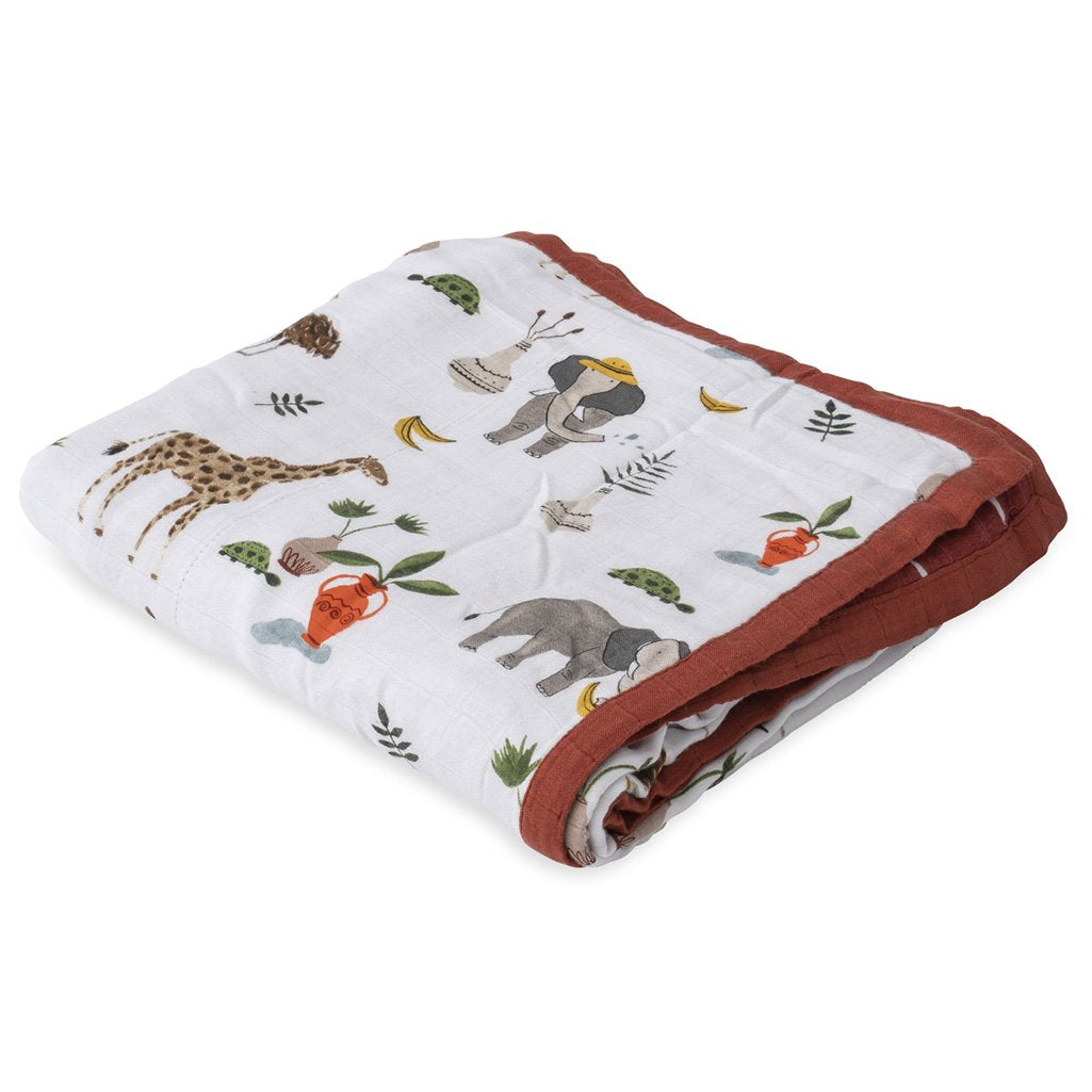 Little unicorn Blankets, Social Safari security blanket