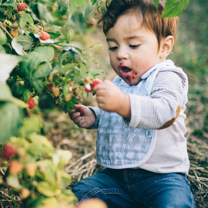 Fox Little Unicorn Cotton Classic Baby Bib, warm infant bib for everyday wear.